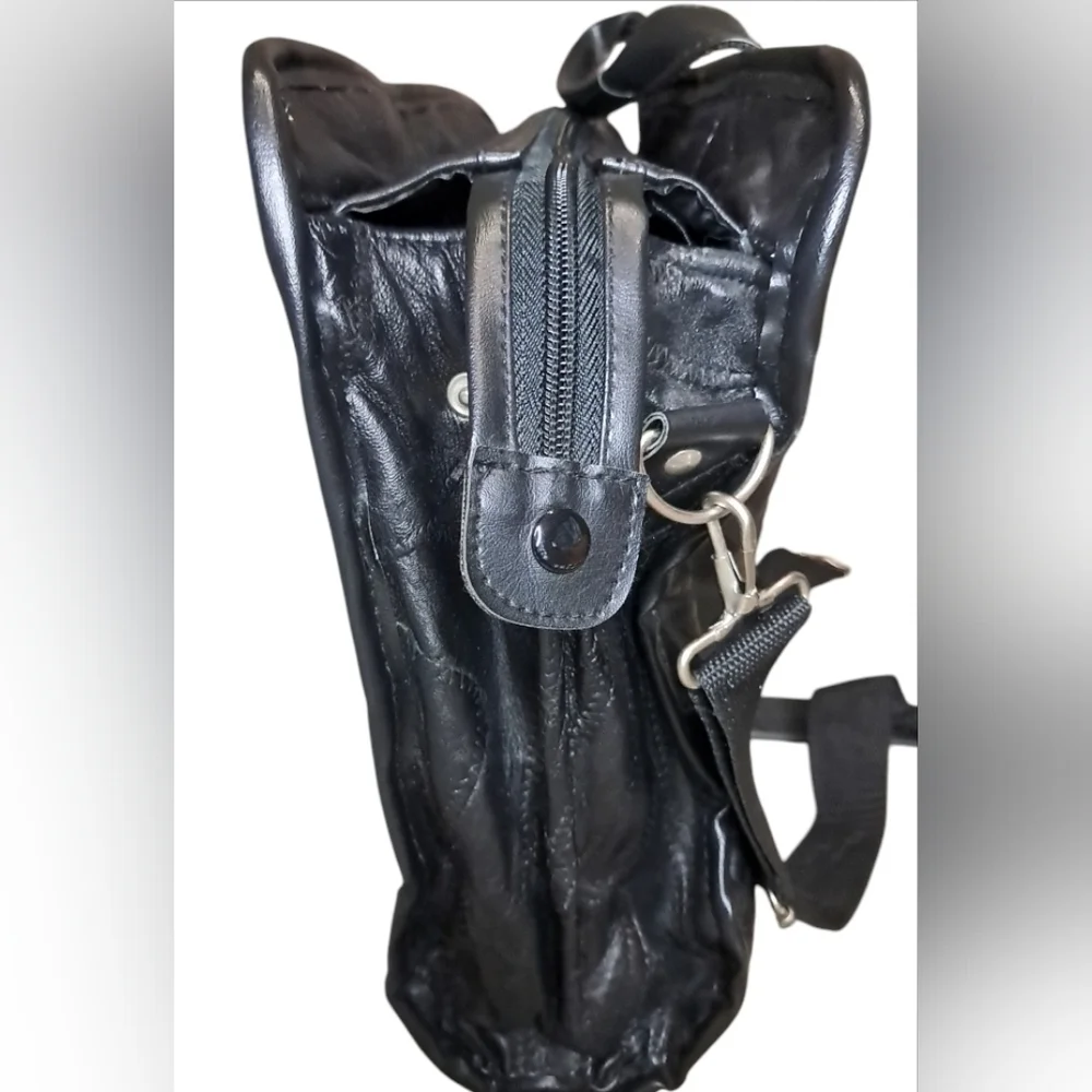 Genuine Leather Messenger Briefcase Bag/Organizer Large Capacity